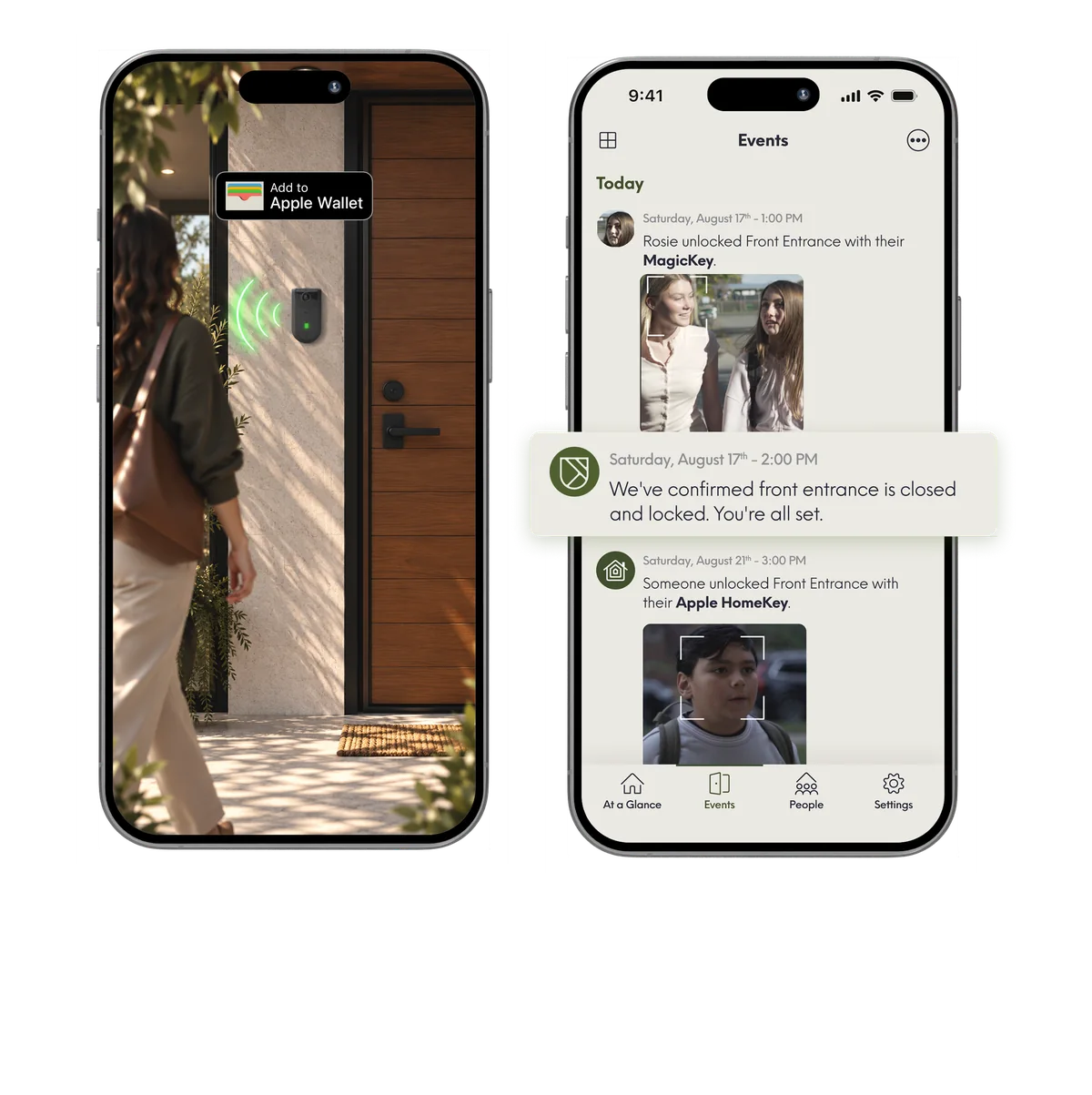 MagicKey onboarding and entry events