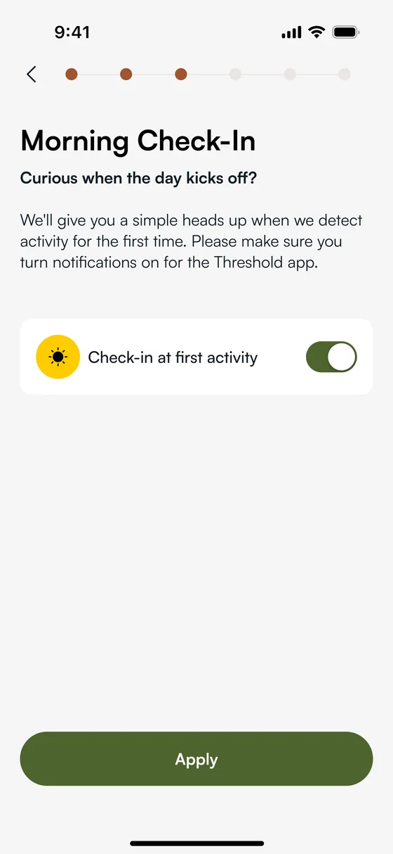 Check-in, on