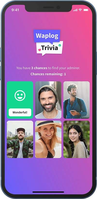 Trivia Guess Who game screen